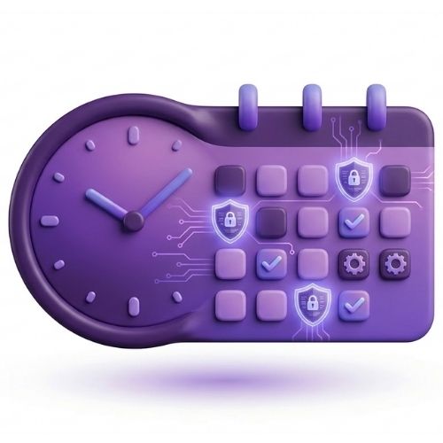 Flexible Class Timings icon - Cyber Security Course